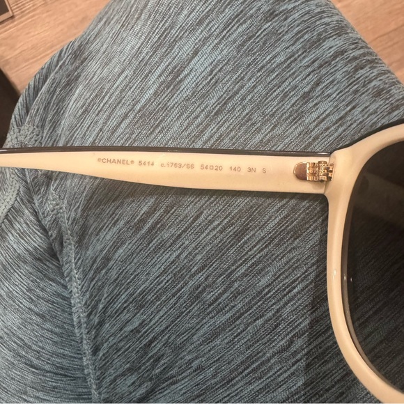 Chanel Butterfly CC Logo White and Black Sunglasses CH5414 main image 15